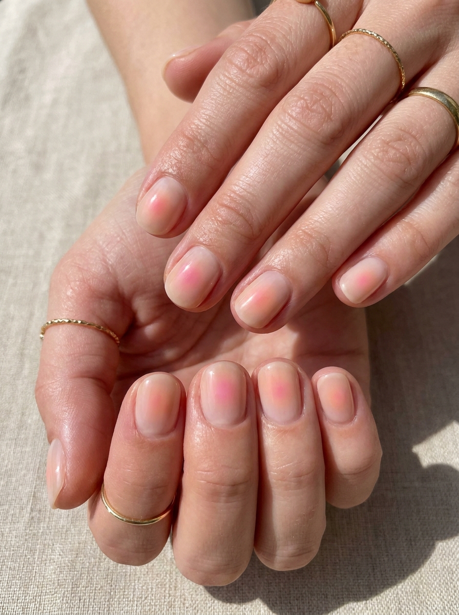 Short Aura Nails